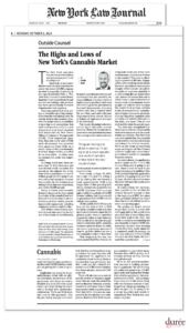 New York Law Journal, Print | Mr. Cannabis Law